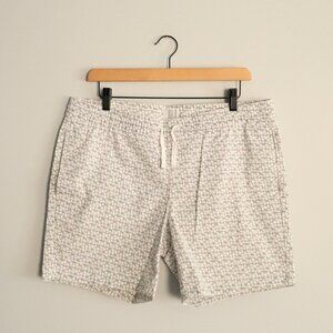 Core Life Men's Sz M White Summer Casual Stretch Cotton Pockets‎ Shorts